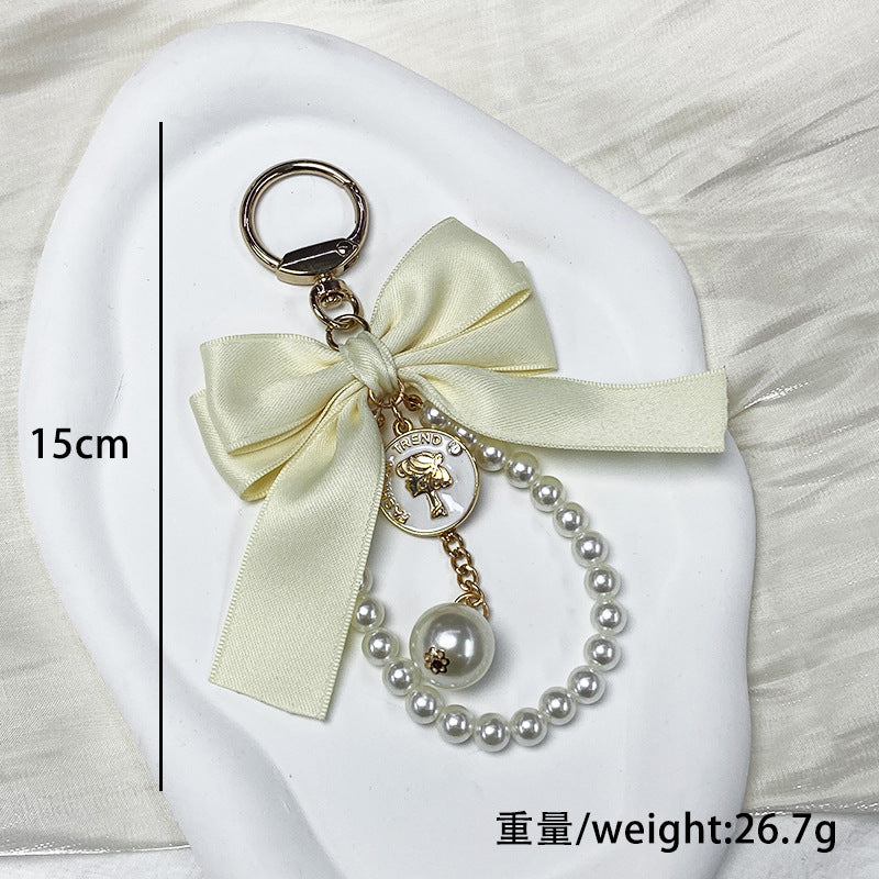 K02 Bowknot Car Keychain, Bag Pendant,Phone Strap