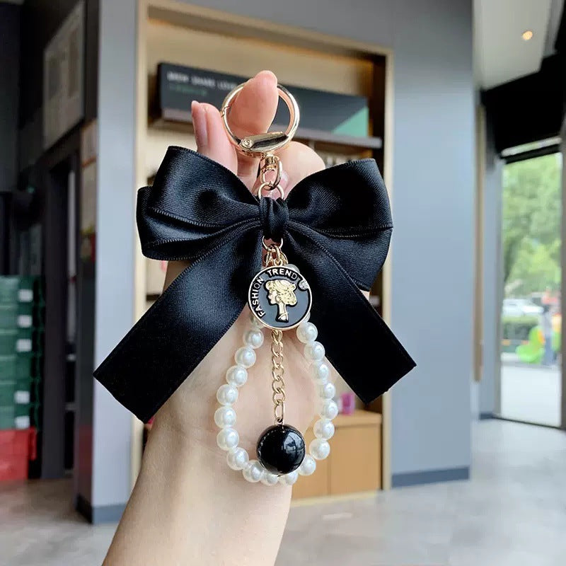 K02 Bowknot Car Keychain, Bag Pendant,Phone Strap